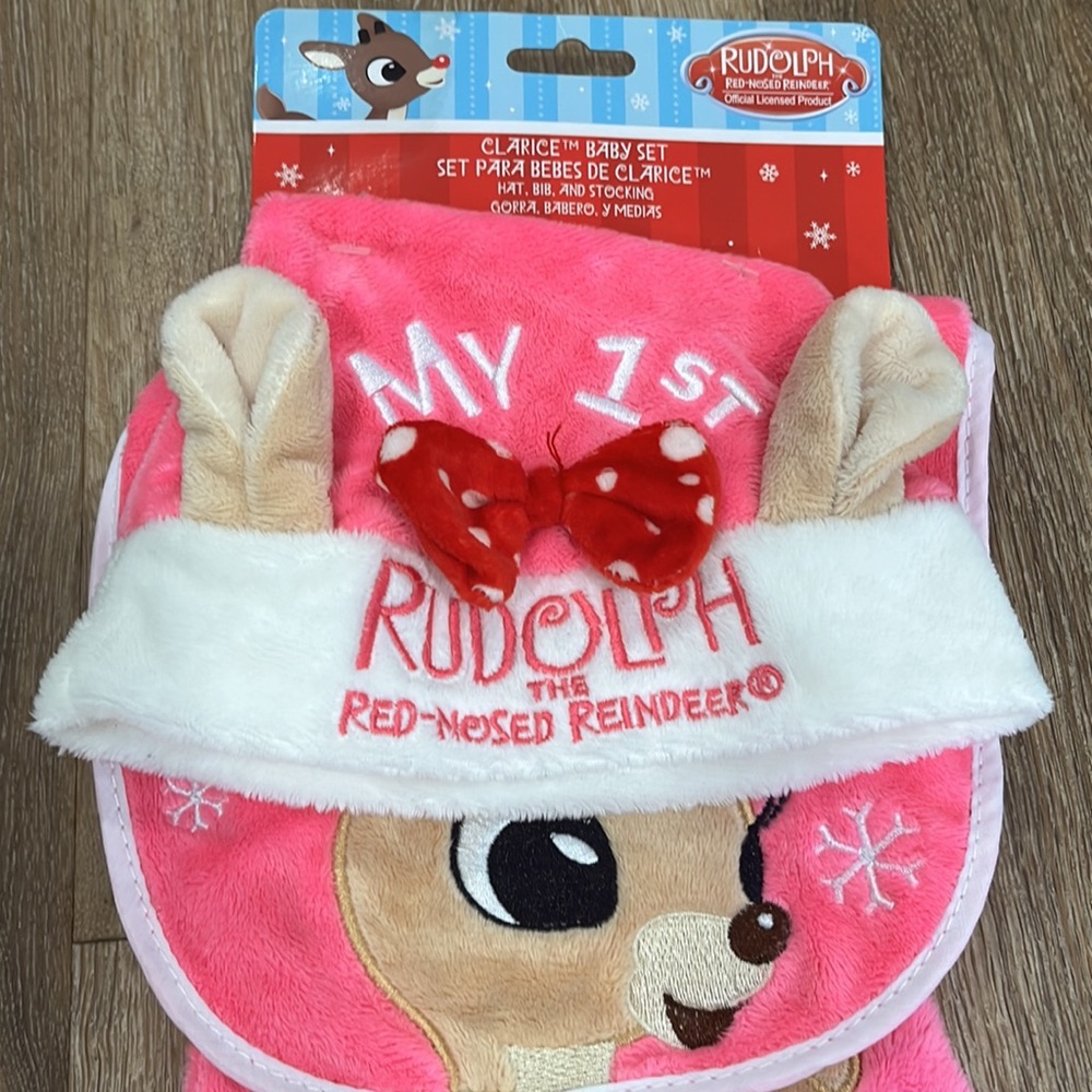 Pink Rudolph Christmas & Stocking Kit - Picture 2 of 5